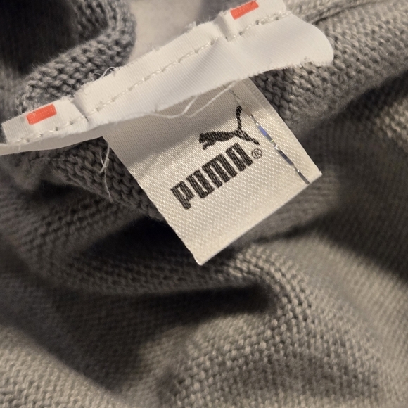 Puma Women's Knit V Neck Pullover Golf Sweater Size Large - Picture 12 of 16